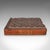 This is an antique wallpaper printing block. An English, carved brass on hardwood printer's stamp, dating to the late...