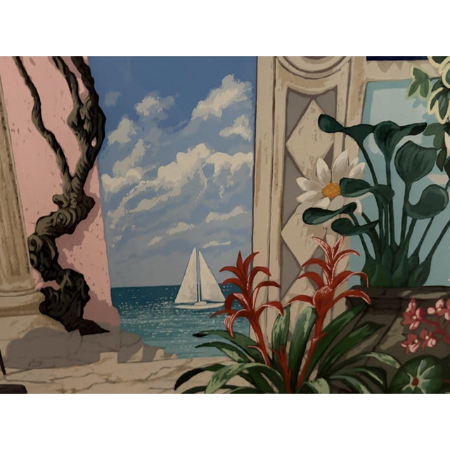 Hand-pulled limited edition serigraph by John Kiraly, pencil-signed lower right and hand-numbered 63/300 lower left....