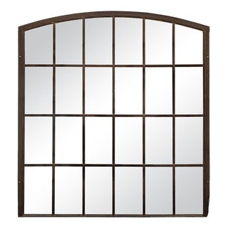 Large Industrial Window Mirror For Sale
