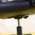 Vintage Black Faux Leather Swivel Office Chair For Sale - Image 6 of 10