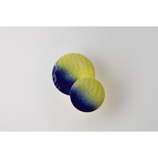 Multiple Liquid Ceramic Wall Lamp by Jennifer Midoz For Sale - Image 6 of 8