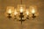 Gold Mid-Century Chandelier, Czechoslovakia, 1970s For Sale - Image 8 of 15