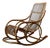 Vintage Rattan Rocking Chair, 1960s For Sale