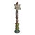 Marc Zimmerman "Live and Let Live" Glazed Ceramic Totem, 62 Inches Tall, Green and Red Glaze, Mixed Organic Forms, Contemporary Art West Coast For Sale