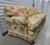 Vintage Traditional Sofa, Ottoman, Pillows With Designer Floral Upholstery For Sale - Image 4 of 11