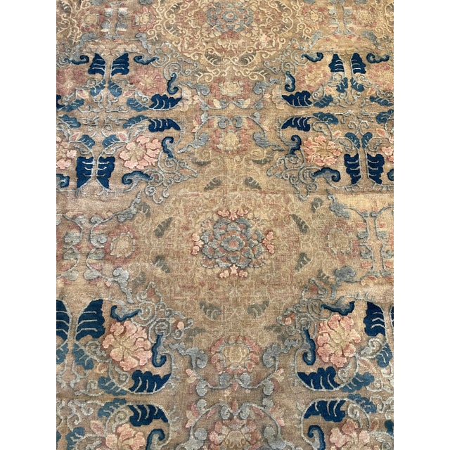 Chinese 1900 Fine Antique Chinese Rug For Sale - Image 3 of 9