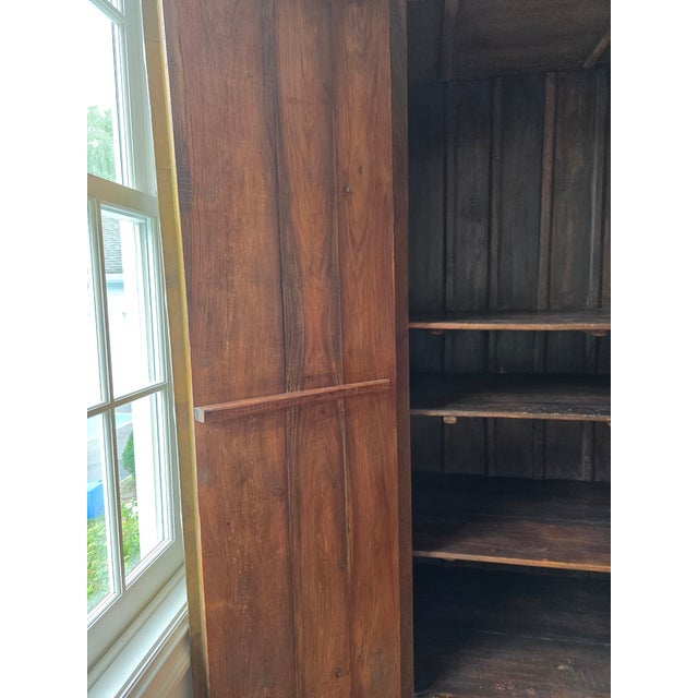 Rustic Haveli Brass Door Armoire Cabinet For Sale - Image 11 of 14