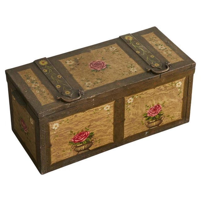 Late 19th Century Folk Art Chest in Iron, 1920s For Sale - Image 11 of 11