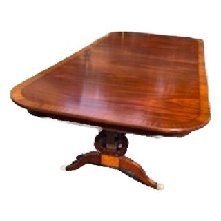 1940s Vintage Joseph Gertie Mahogany Dining Table For Sale