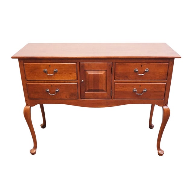 French Country Lexington / Bob Timberlake Solid Cherry Traditional Country Style 54" Quail Hunters Sideboard Buffet 833-869 For Sale - Image 3 of 16