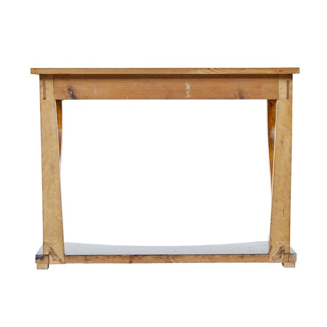 Traditional Empire Revival Burr Birch Console Table, 1880 For Sale - Image 3 of 9