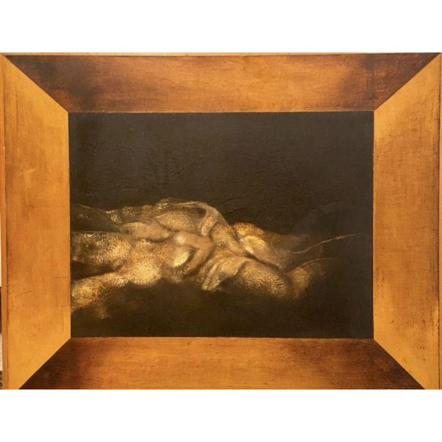 Pierre Vogel, Abstract Composition, 1973, Oil on Wood For Sale - Image 4 of 5