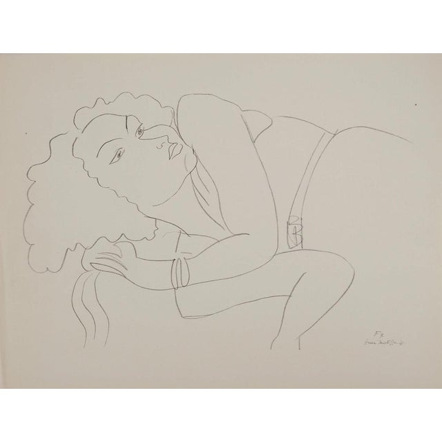Henri Matisse, Femme à la chevelure bouclée, Lithograph For Sale - Image 6 of 6