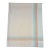 1980s Pastel Pinstripe and Plaid Cotton Tablecloth For Sale