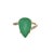 Natural Emerald Diamond Ring Size 7 14k Y Gold 7.17 TCW Certified For Sale - Image 14 of 16