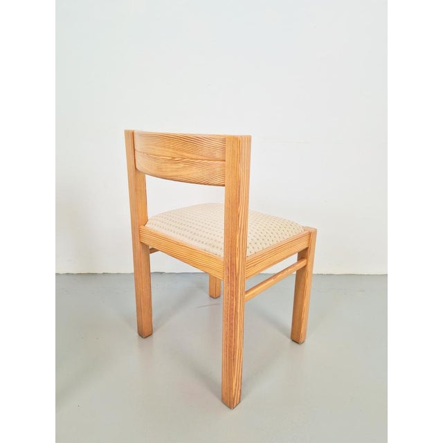 Vintage Pine Dining Chairs by Martin Visser for T Spectrum, 1960s, Set of 7 For Sale - Image 4 of 12