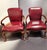 Maroon Elevate Your Executive Office With This Stunning Pair of Leathercraft Georgian Mahogany Armchairs For Sale - Image 8 of 12