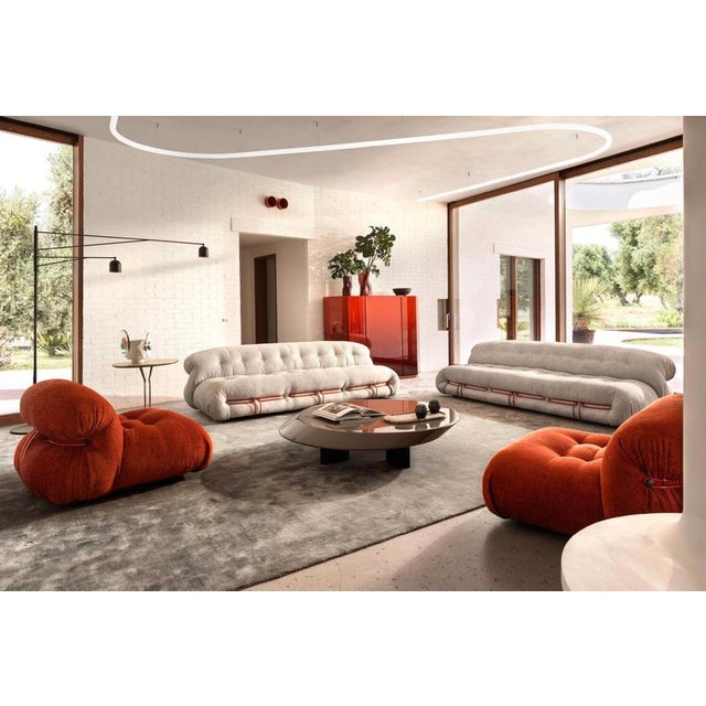 Soriana Two-Seater Sofa by Afra and Tobia Scarpa for Cassina For Sale - Image 13 of 17