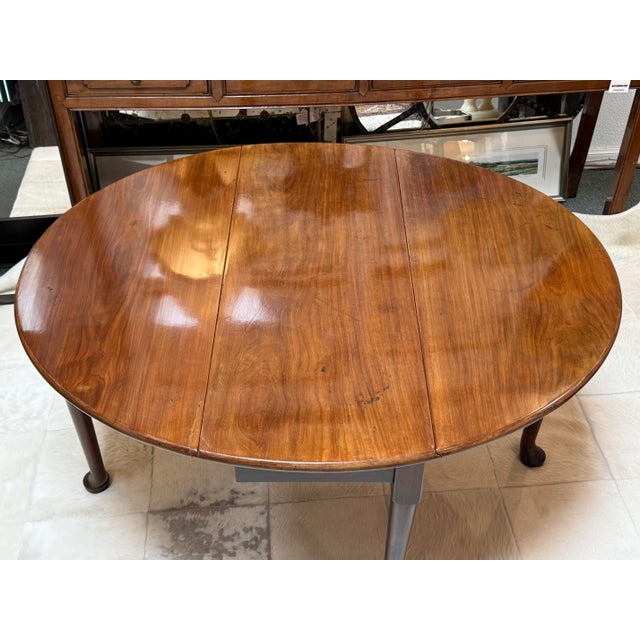 Wood George III Mahogany Drop Leaf Table For Sale - Image 7 of 12