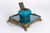 Gilded Bronze and Turquoise Enameled Earthenware Inkstand by Theodore Deck For Sale - Image 6 of 10