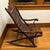 Victorian Late 19th Century Victorian Slat Wood Rocking Chair For Sale - Image 3 of 12