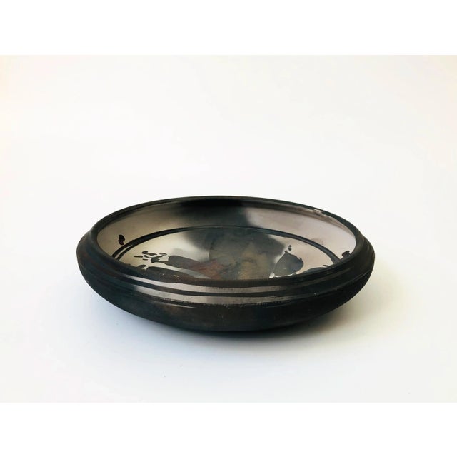 Contemporary Vintage Raku Pottery Tray by Scott Lindberg For Sale - Image 3 of 10