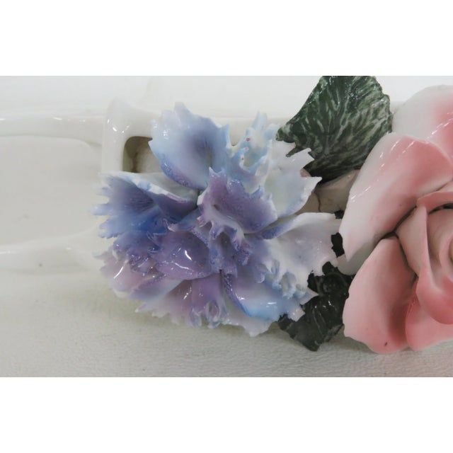 Cotswold Florals English Bone China Wheelbarrow of Flowers Figurine 5159b For Sale - Image 17 of 18