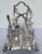 Late 1800s Victorian Silver and Cut Crystal Cruet Set With Carrier For Sale - Image 11 of 14