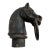 Late 19th Century Cast Iron Horsehead Hitching Post For Sale