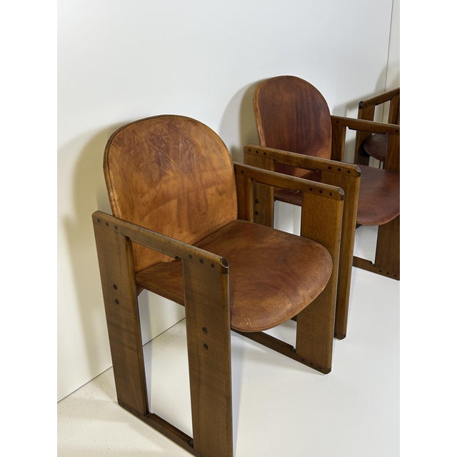 Vintage Dialogo Armchairs by Afra & Tobia Scarpa for B&B Italia, 1970s, Set of 4 For Sale - Image 6 of 18