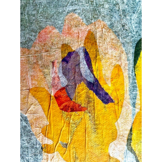 Early 21st Century Maria Donata Papadia, Calicanto, Mixed Media Paper Collage For Sale - Image 5 of 12