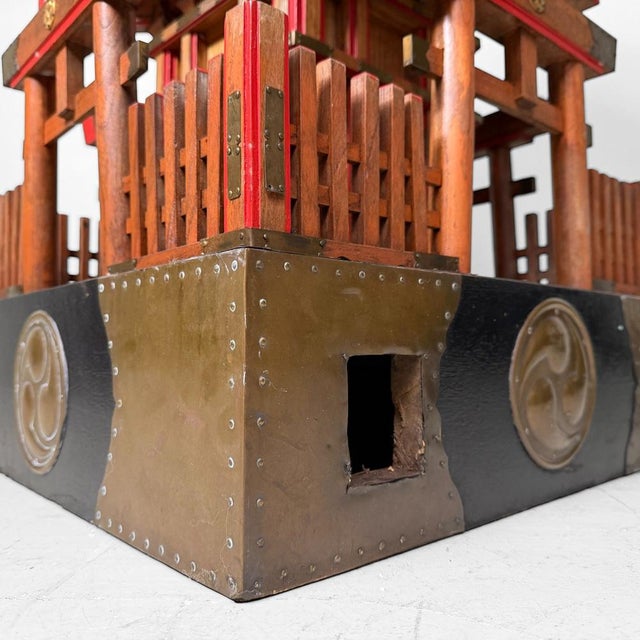 Metal Japanese Mikoshi Portable Shinto Shrine, 1880s For Sale - Image 7 of 18