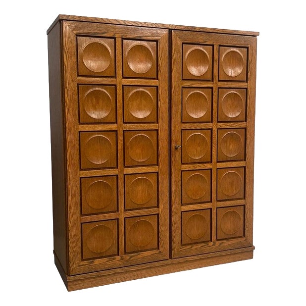 Vintage Brutalist Style Highboard by Bartels, 1970s For Sale