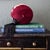 Masonic Shriner Hillah Fez of Burgundy Wool Sequins and Tassel For Sale - Image 10 of 18