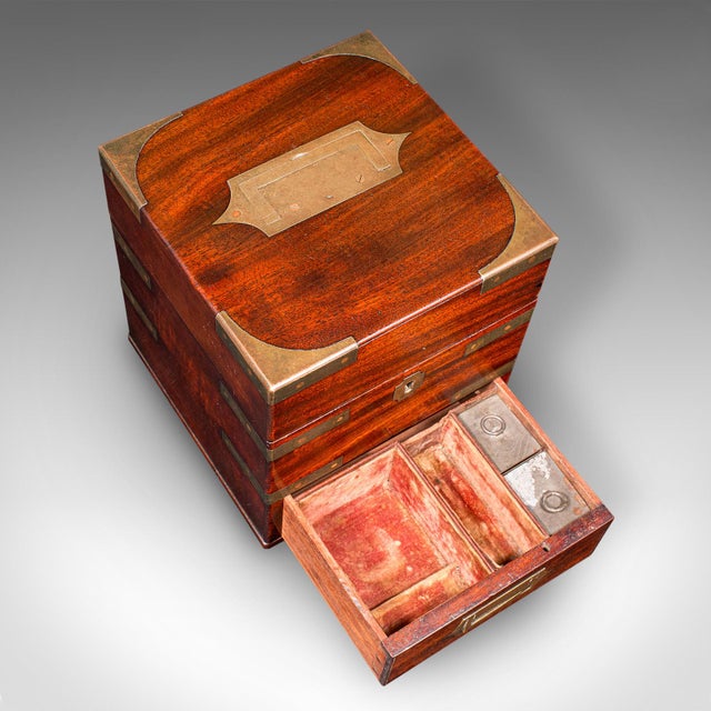 Antique Campaign Apothecary Box, English, Chemist’s Case, Georgian, Circa 1780 For Sale - Image 10 of 11