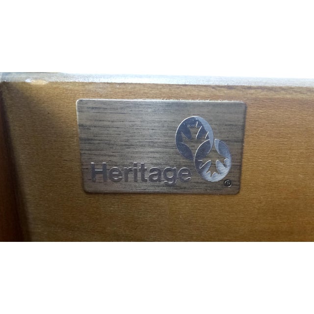 Drexel Mahogany 8 Drawers 6' Tall Brass Pull High Boy Chest Dresser MINT For Sale - Image 6 of 14