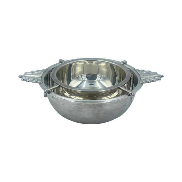 Vintage the 21 Club Nyc Restaurant Silverplate Caviar Bowl New York For Sale - Image 13 of 13