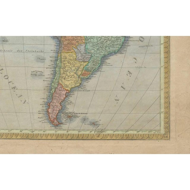 Large Antique Map of North & South America by Weiland, 1826 For Sale - Image 4 of 18