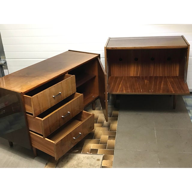 Vintage Chest of Drawers, 1960s, Set of 2 For Sale - Image 3 of 18