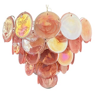 Vintage Space Age Murano Chandelier, 1990 For Sale