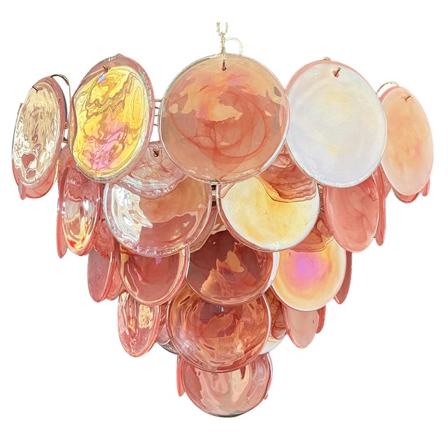 Vintage Space Age Murano Chandelier, 1990 For Sale