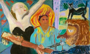 "The Musician, the Big Easy" Painting by Regina Gately