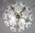 1940s Italian Delicious Murano Ceiling Light White Flowers For Sale - Image 14 of 15