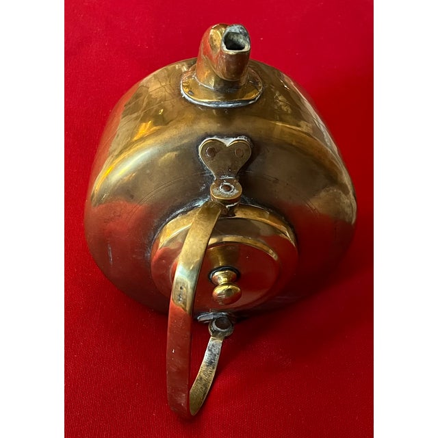 Antique 19th Century English Colonial Brass Tea Kettle For Sale - Image 14 of 18