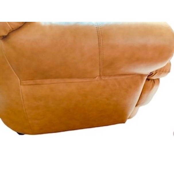 Chateau d'Ax Italian Leather 3 Seater Sofa Y2k For Sale - Image 4 of 18