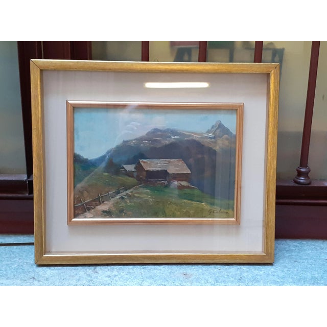 Giovanni Colmo, Landscape, Oil Painting, 1920s, Framed For Sale - Image 9 of 9