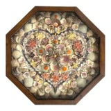 Vintage Sailor's Valentine Shadow Box For Sale