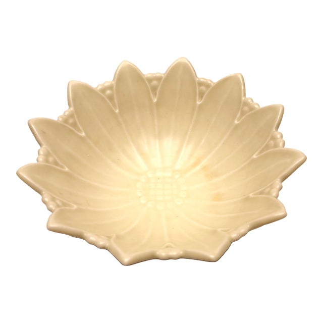 1936 Rookwood Cream Sunflower Bowl 6424 For Sale