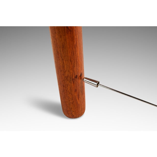 Rare Danish Mid-Century Modern Desk / Side Chair in Teak & New Fabric by Harry Østergaard for Randers Møbelfabrik, Denmark, C. 1960s For Sale - Image 13 of 18