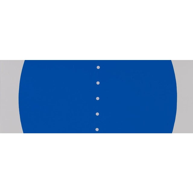 Lucio Fontana, Concetto Spaziale Blu, Original Silkscreen Poster For Sale - Image 4 of 6